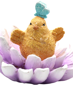 7756 FLOATING CHICKEN PETITE PEEP S/3